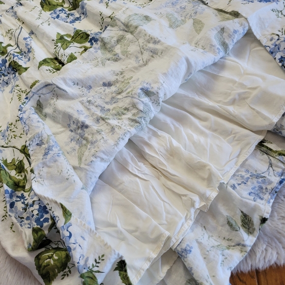 Reformation Tagliatelle Midi Dress Women's 10 Linen Smocked Floral White - Picture 8 of 15